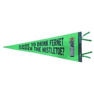 New Fernet Branca Flag Pennant Wall Hang Bar Art Decor 2025 Christmas Rare